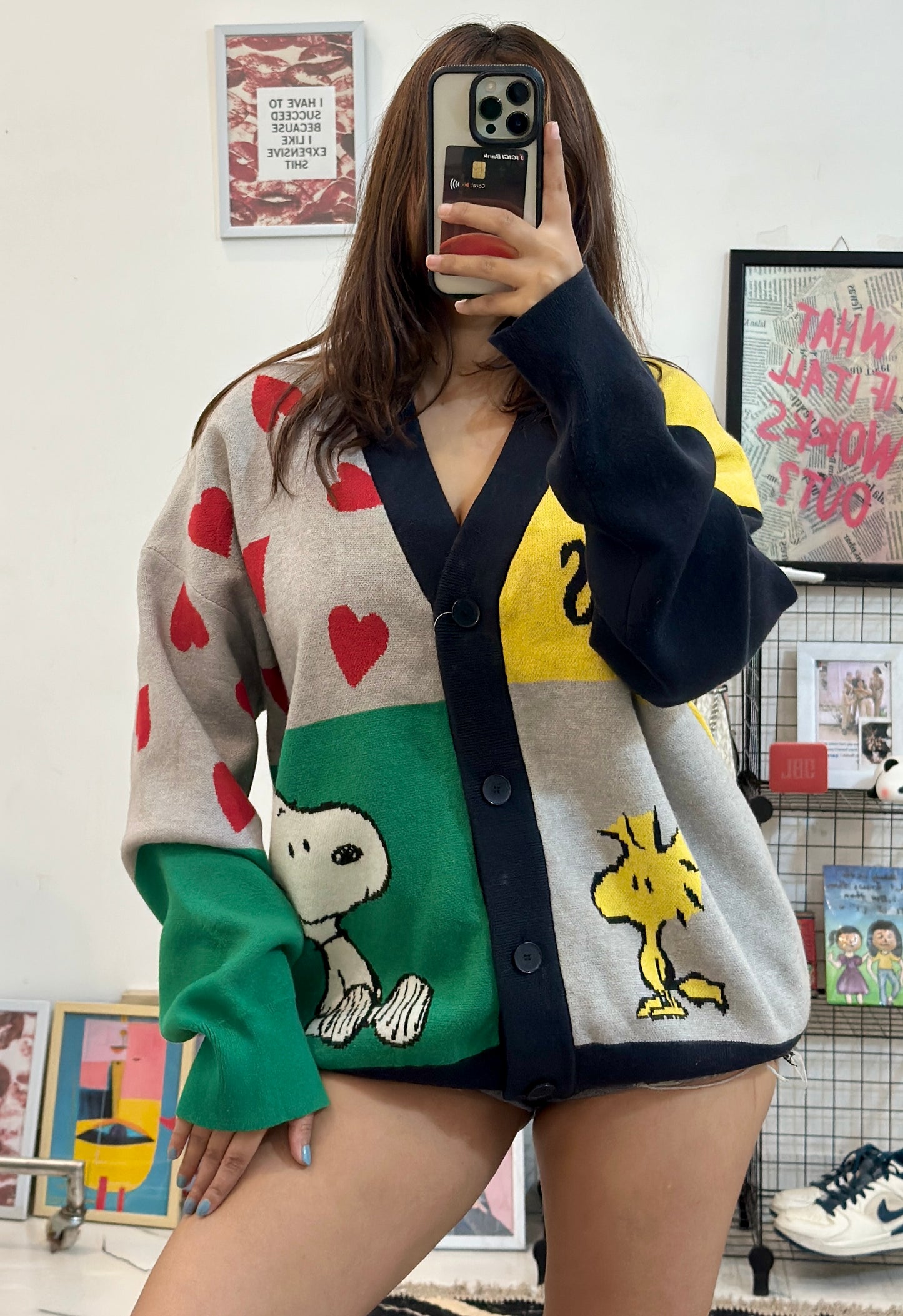 Oversized Korean cardigan(46-48)