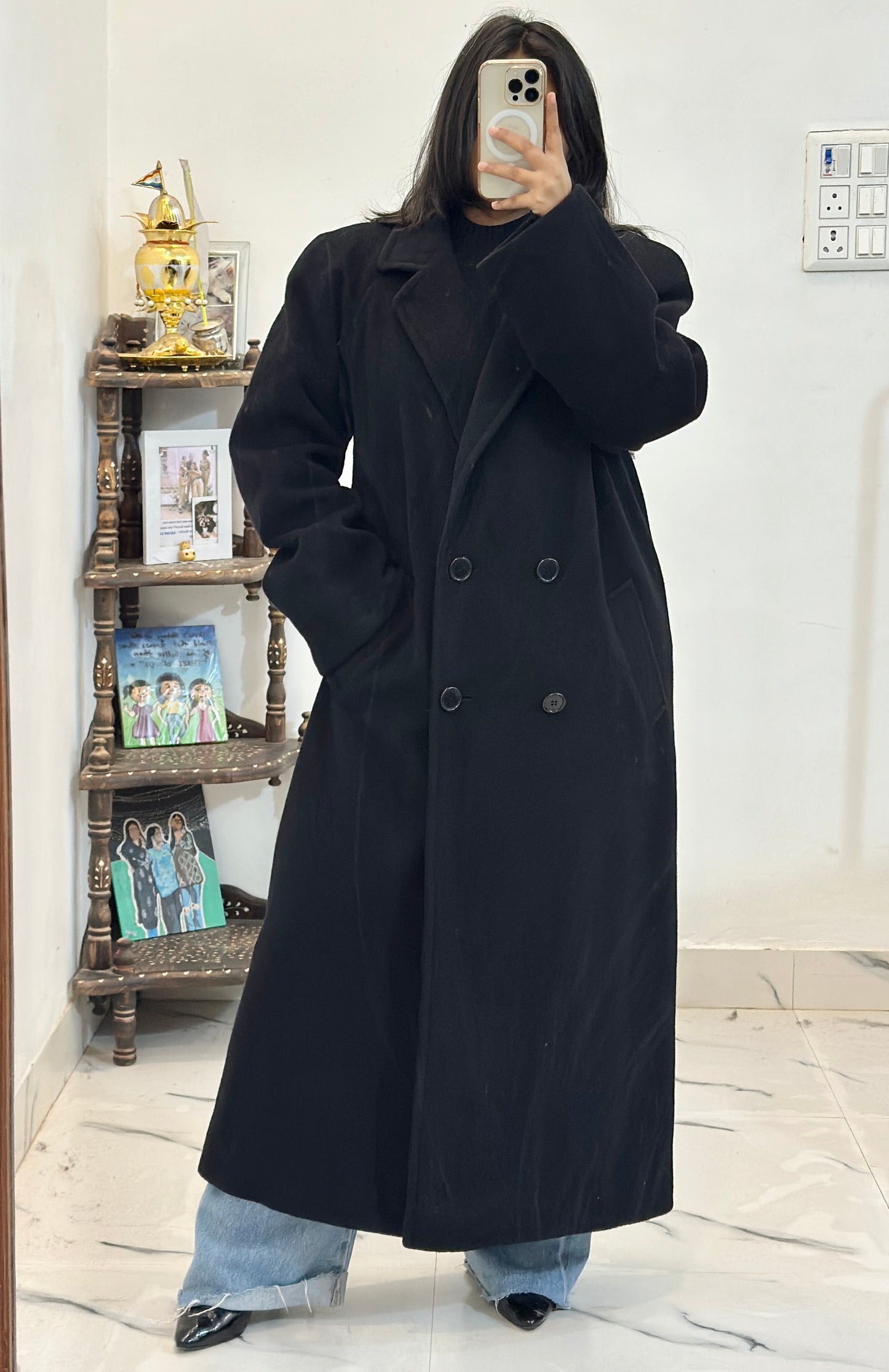 Heavy long coat (38-40)