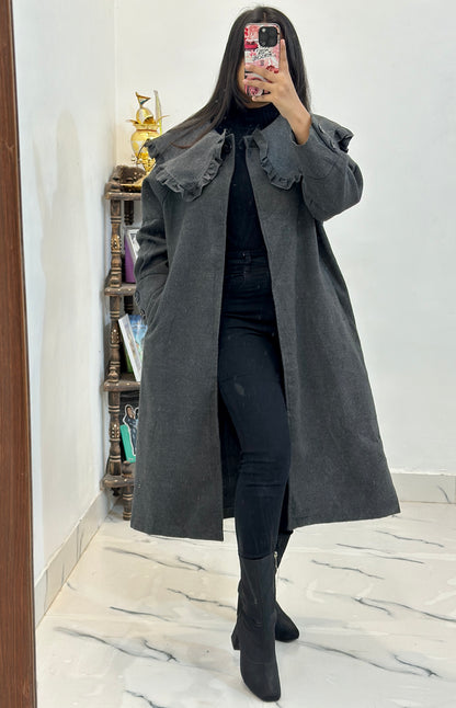 Heavy korean long coat  (38-40)