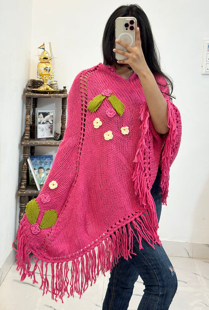 Prettiest embroidered poncho