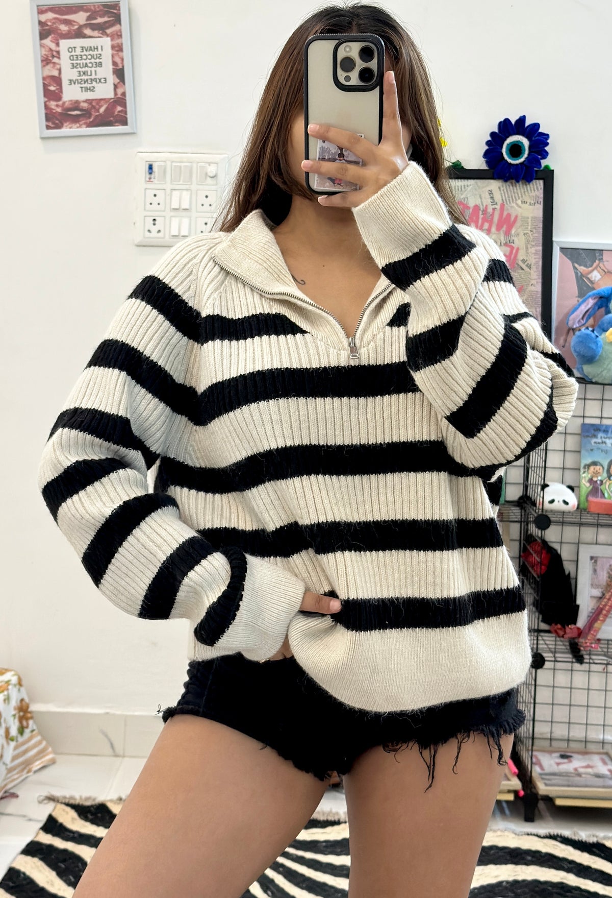 Oversized Korean sweater (38-42)