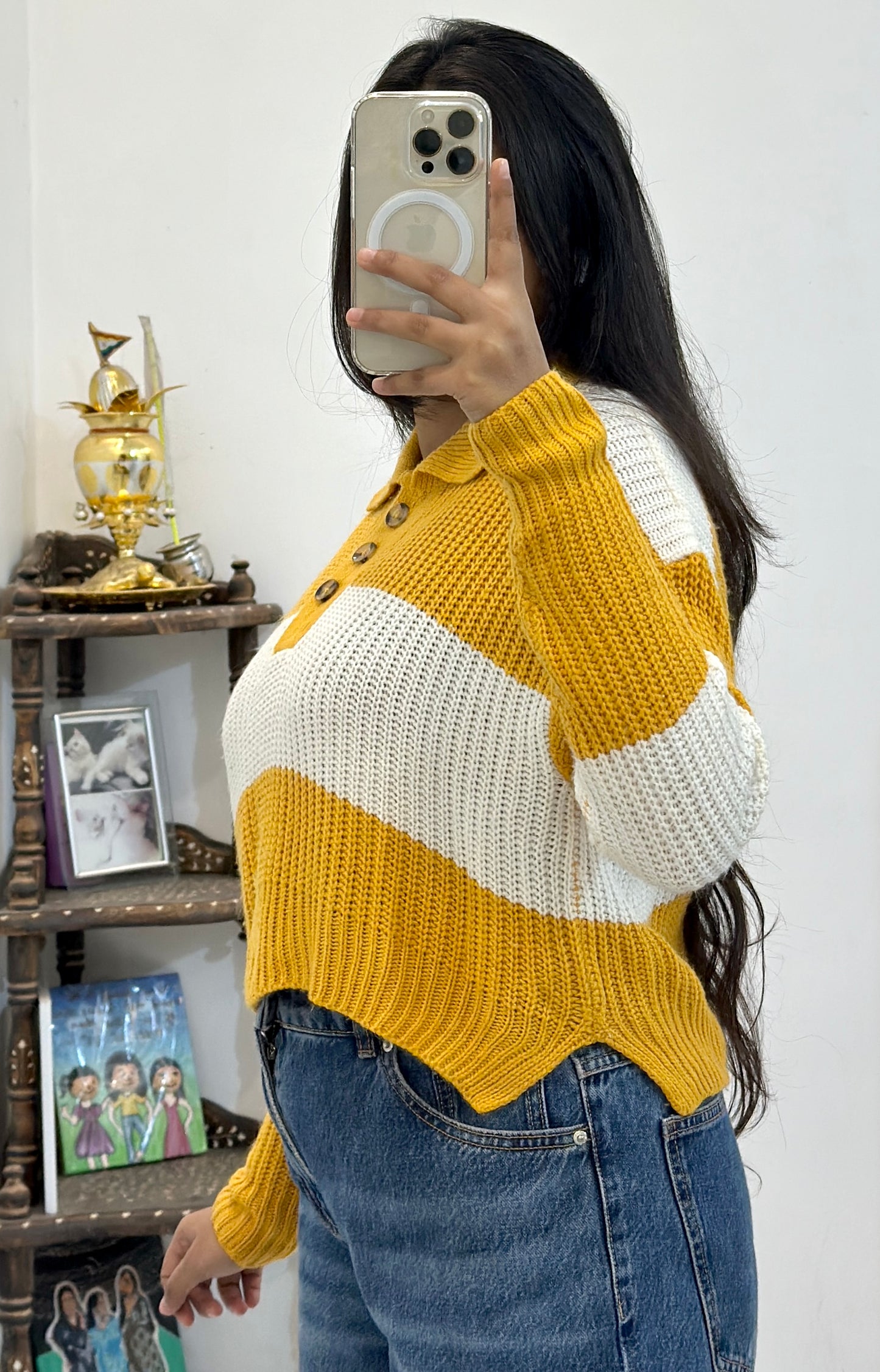 Korean crop sweater (34-38)