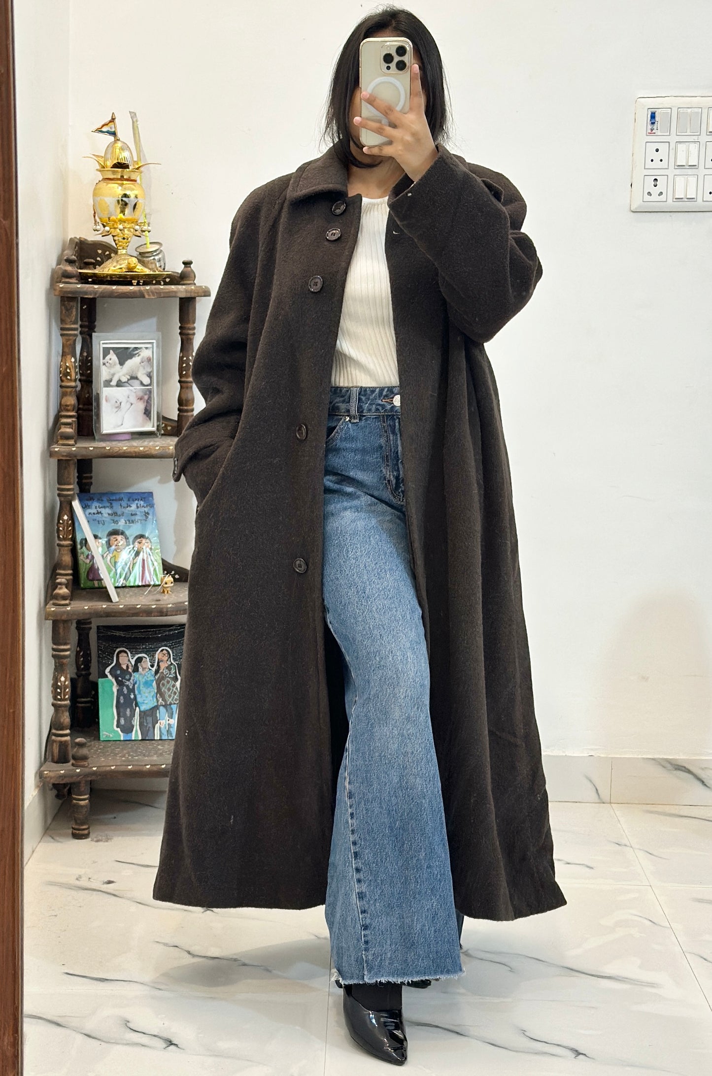 Heavy long coat (42-44)