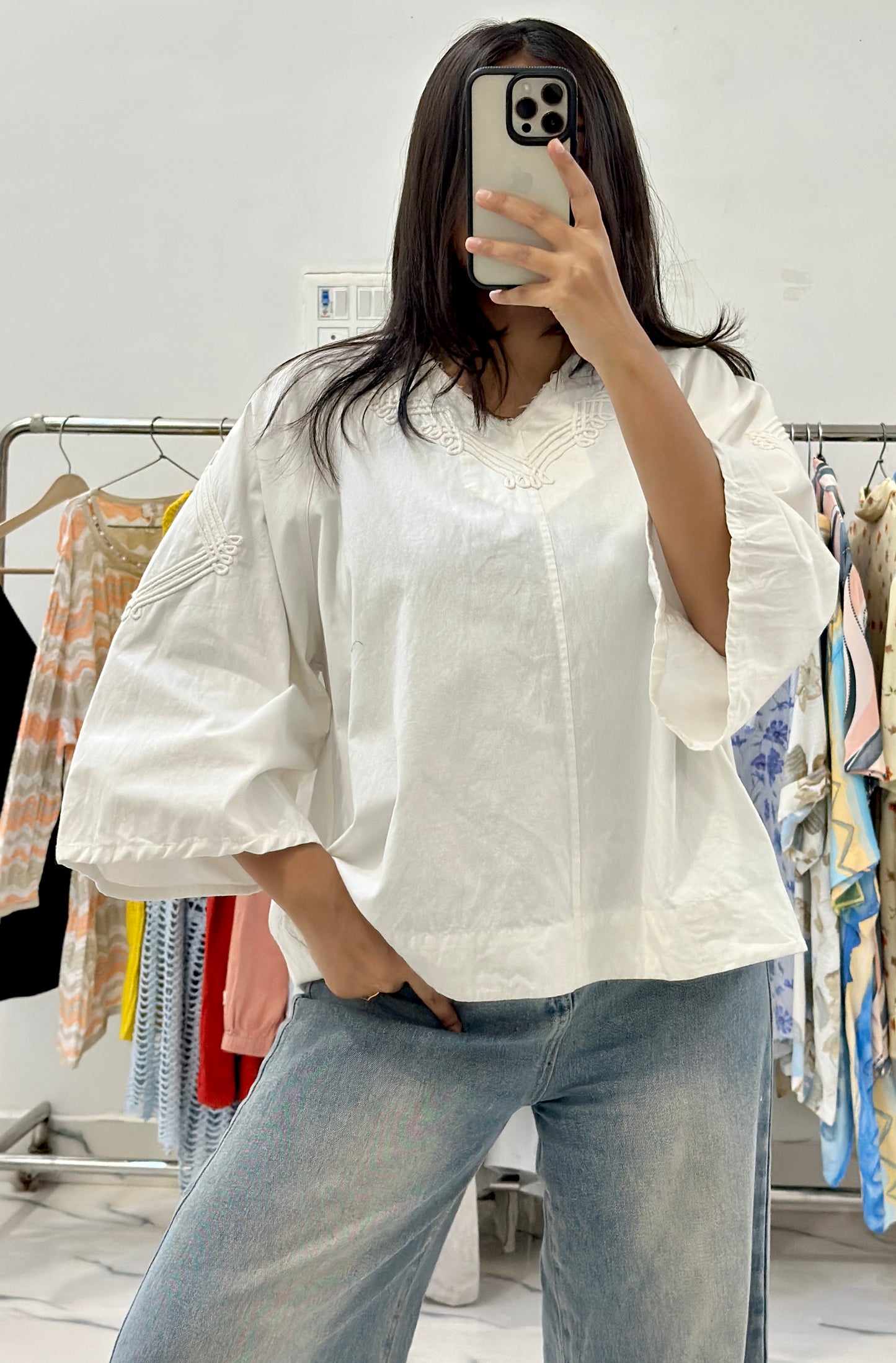 Oversized cotton top (40-42)
