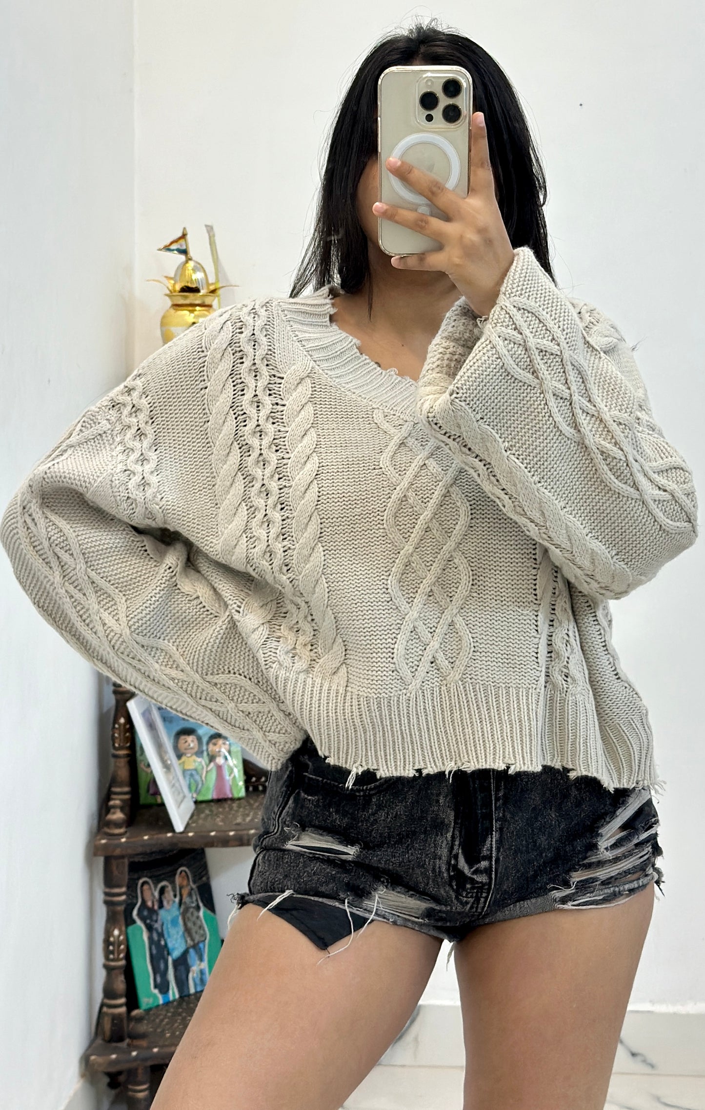 Oversized Korean sweater (42-46)