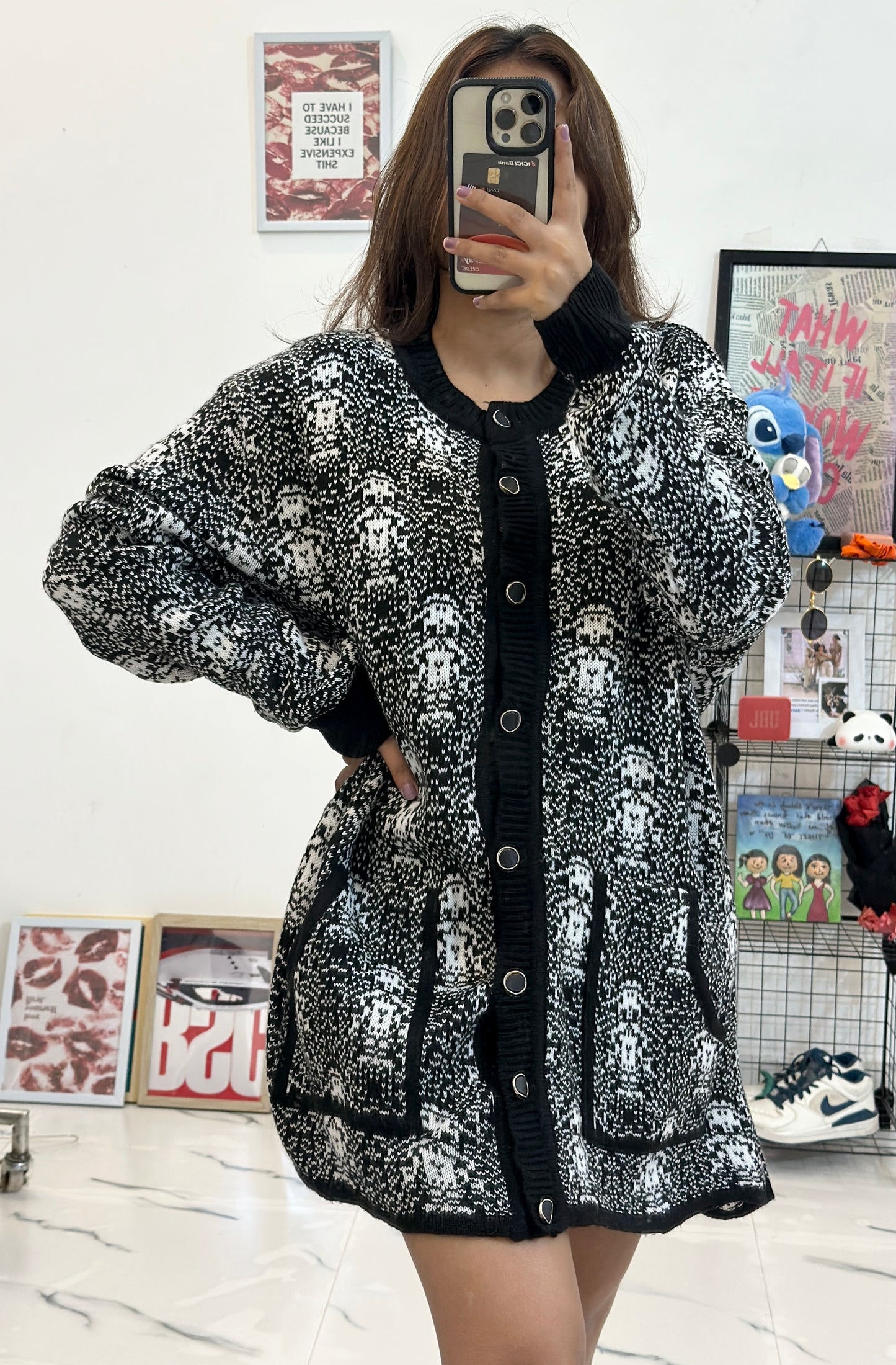 Oversized Korean cardigan (40-42)
