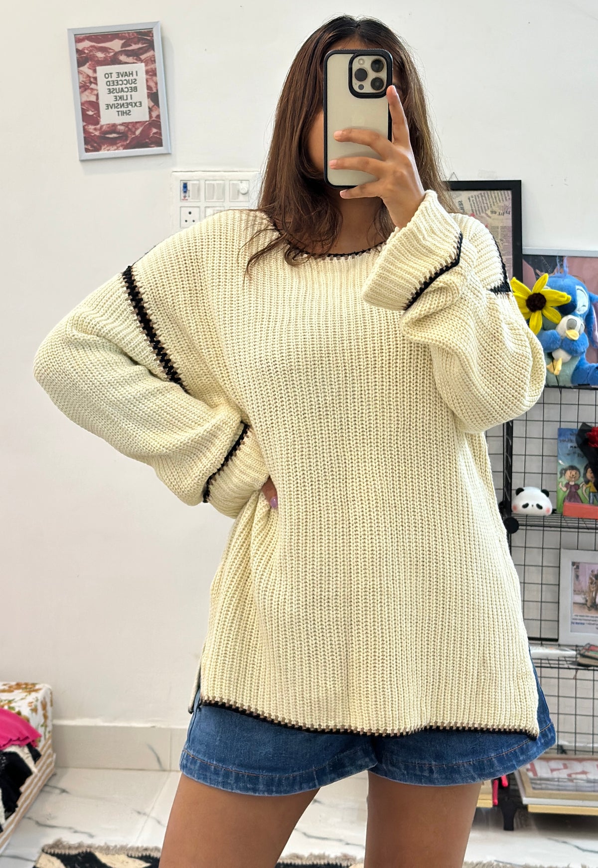 Oversized Korean sweater (42-44)