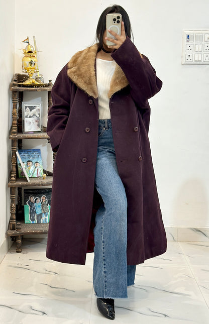 Heavy long coat (42-44)