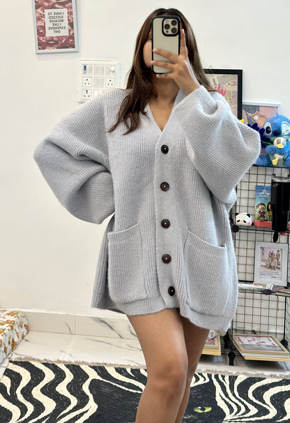 Oversized heavy Korean cardigan (46-48)