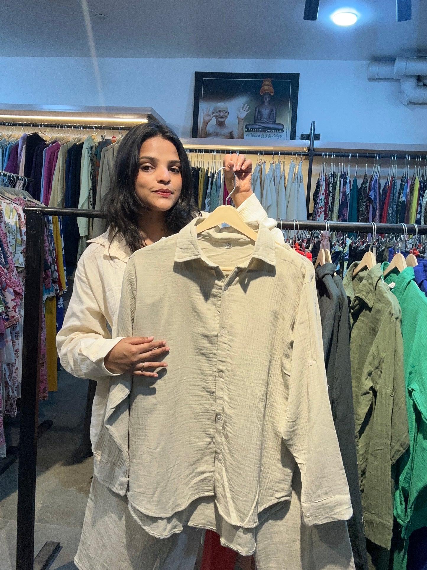 Pretty freesize cotton Cordset (upto 40-44)