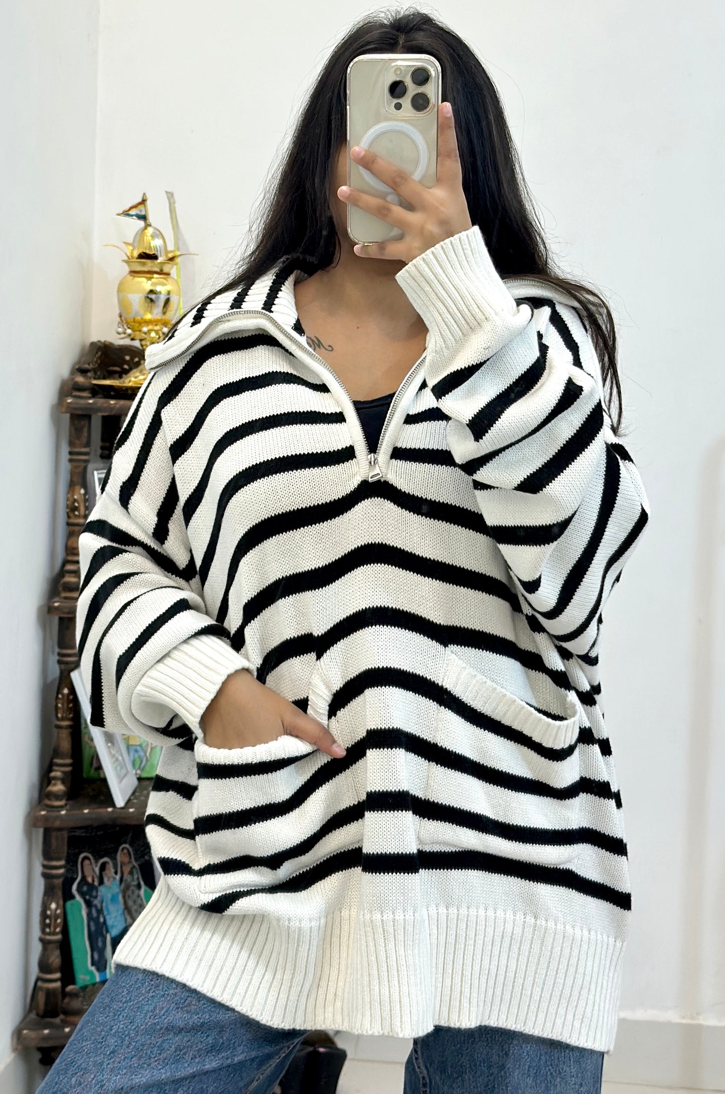 Heavy oversized Korean sweater (48-50)