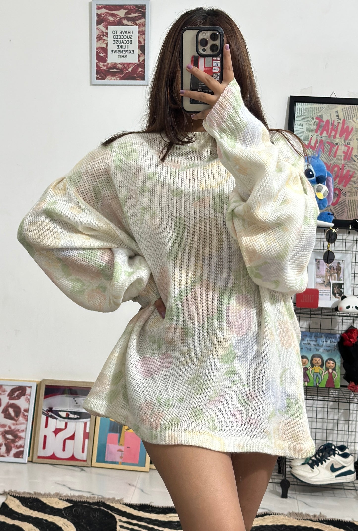 Oversized pretty sweater (46-48)