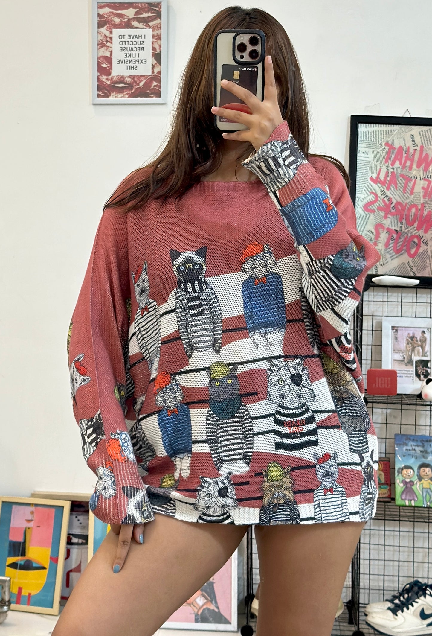 Oversized Korean sweater (40-42)