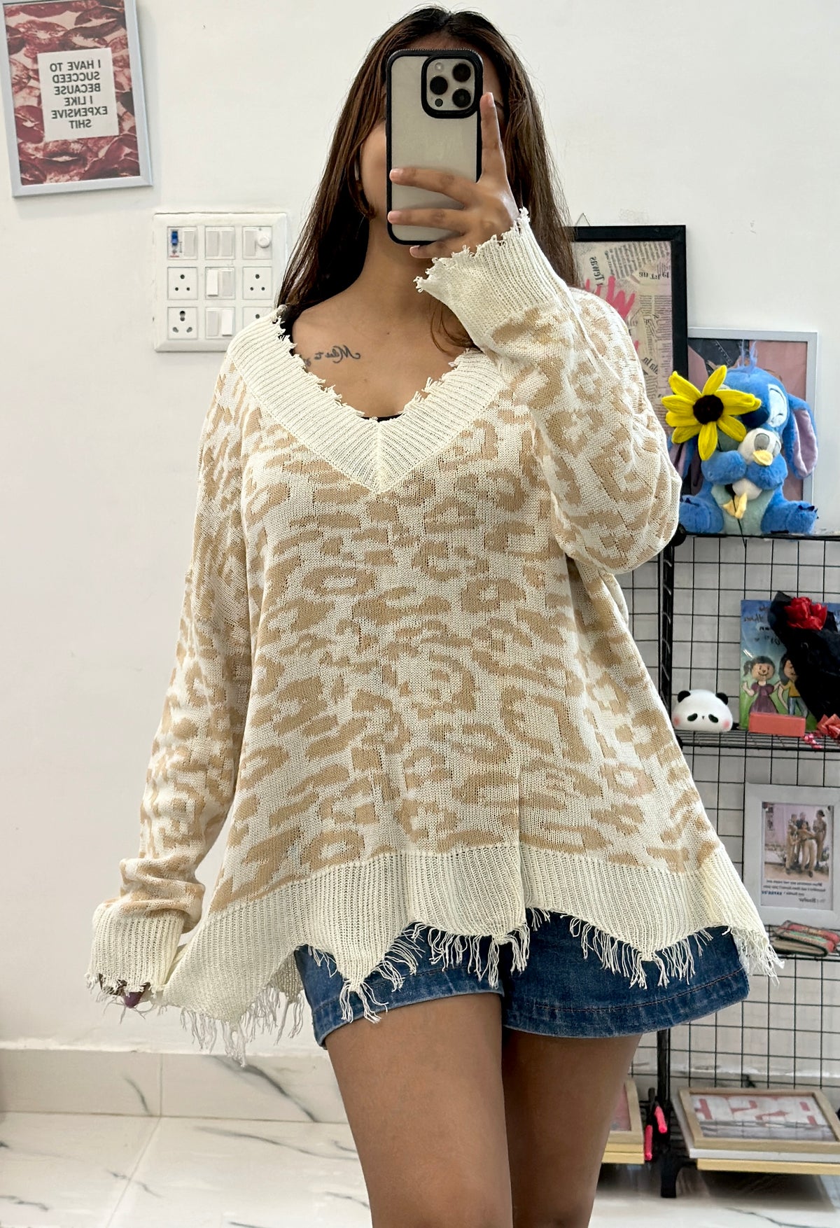 Oversized Korean sweater (42-44)