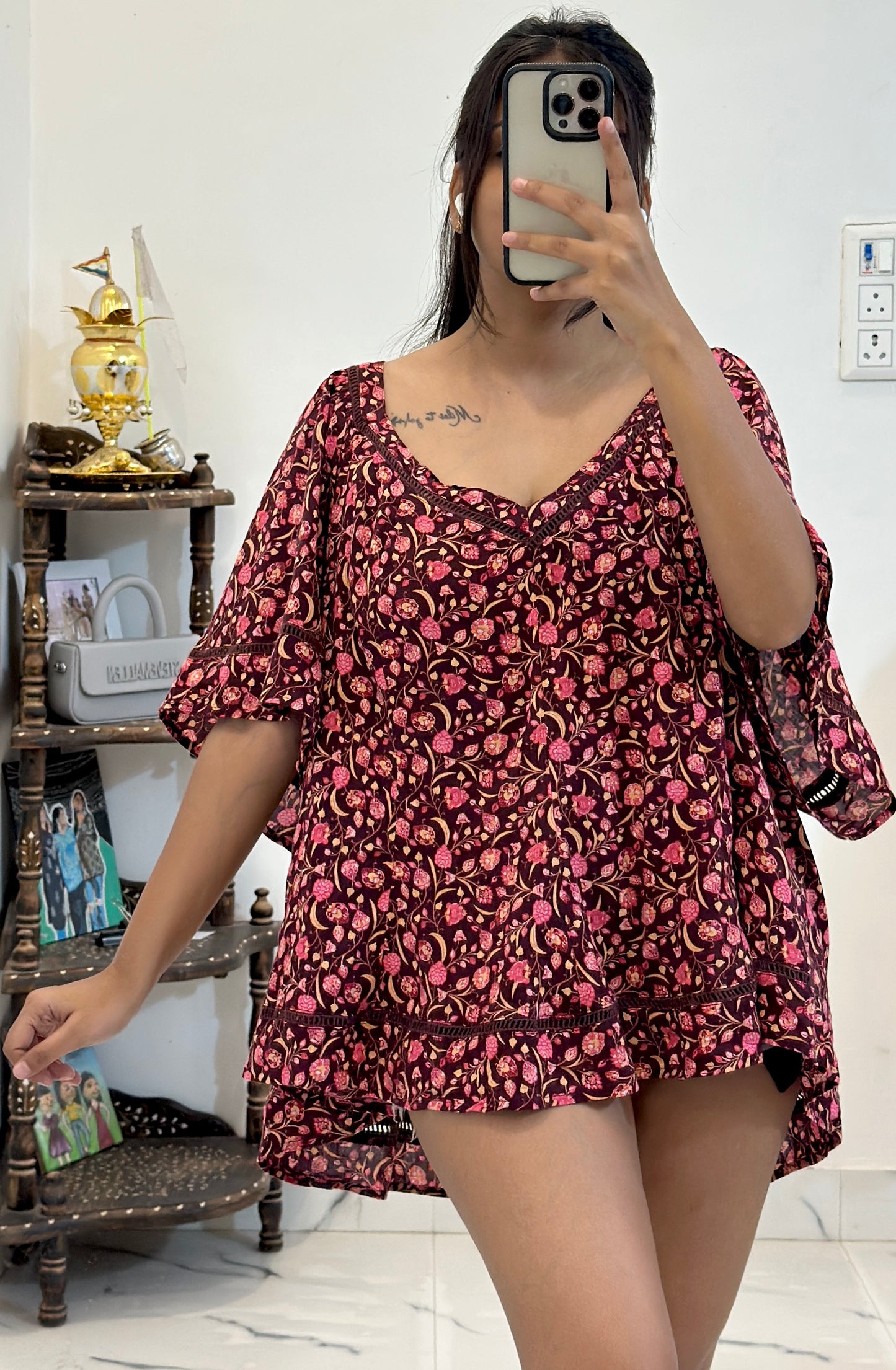 Oversized cotton top (48-50)