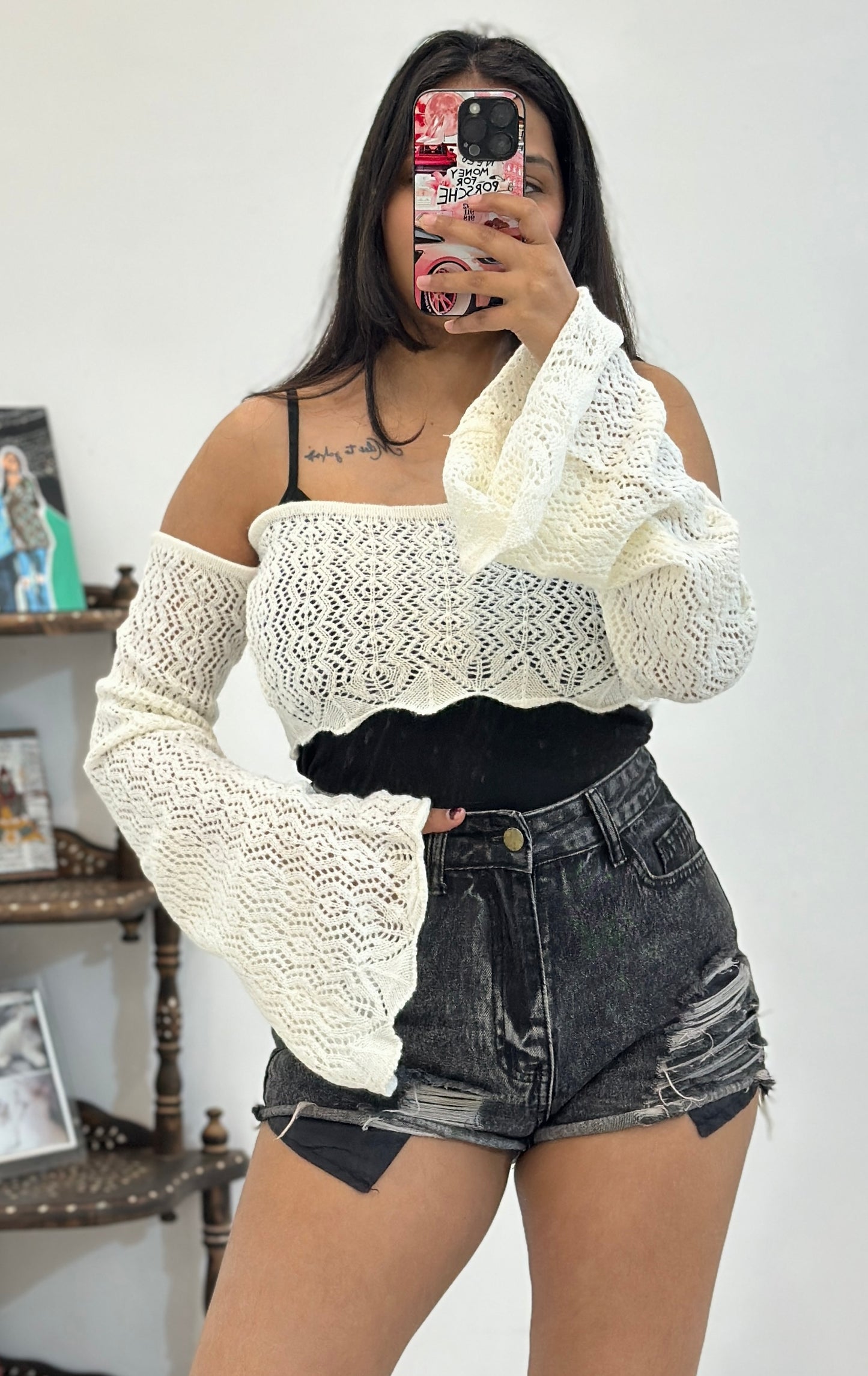 Very pretty crochet top (34 busts S-M)