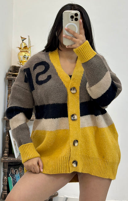 oversized heavy cardigan (42-44)