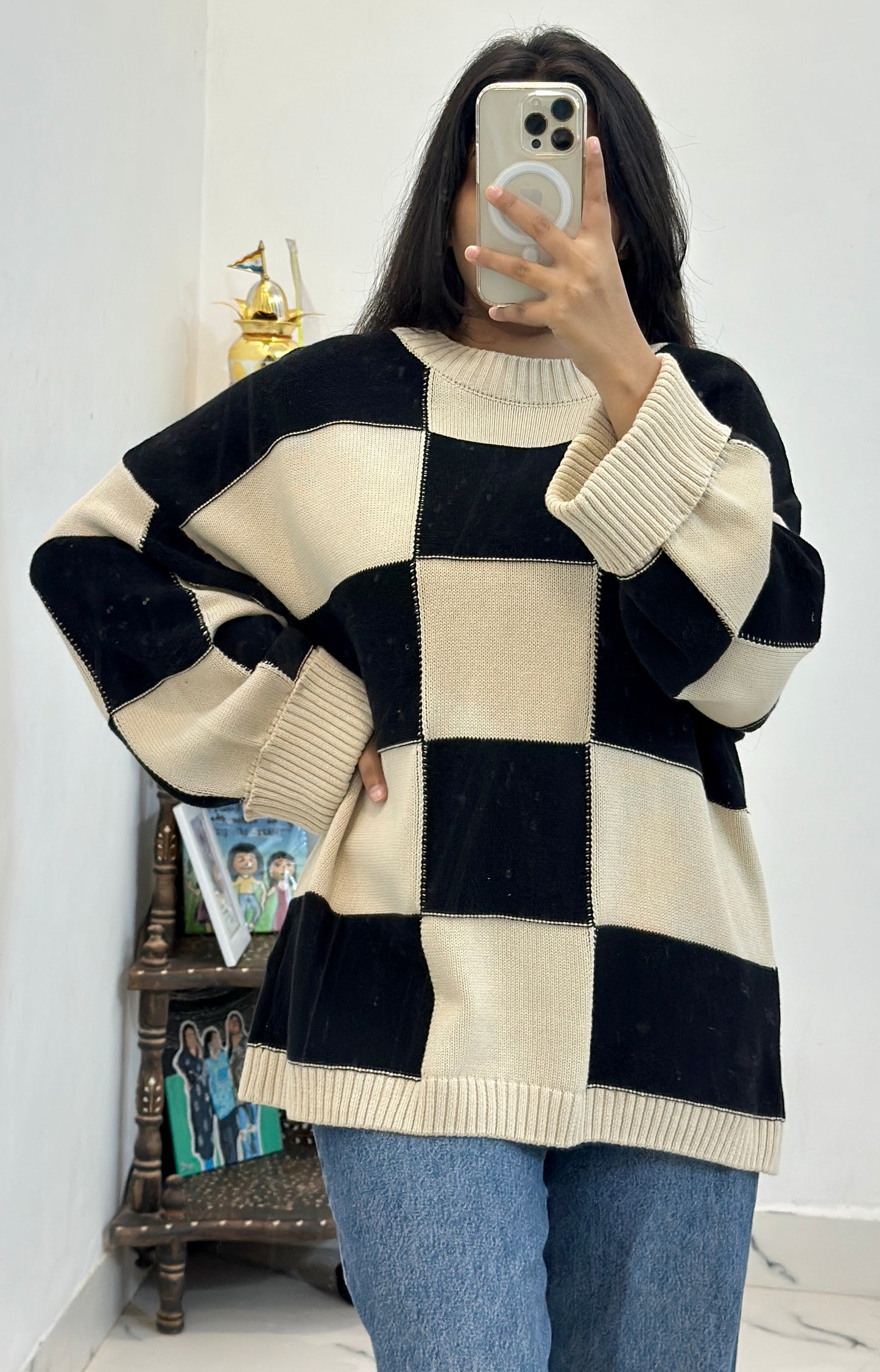 oversized Korean sweater (46-48)