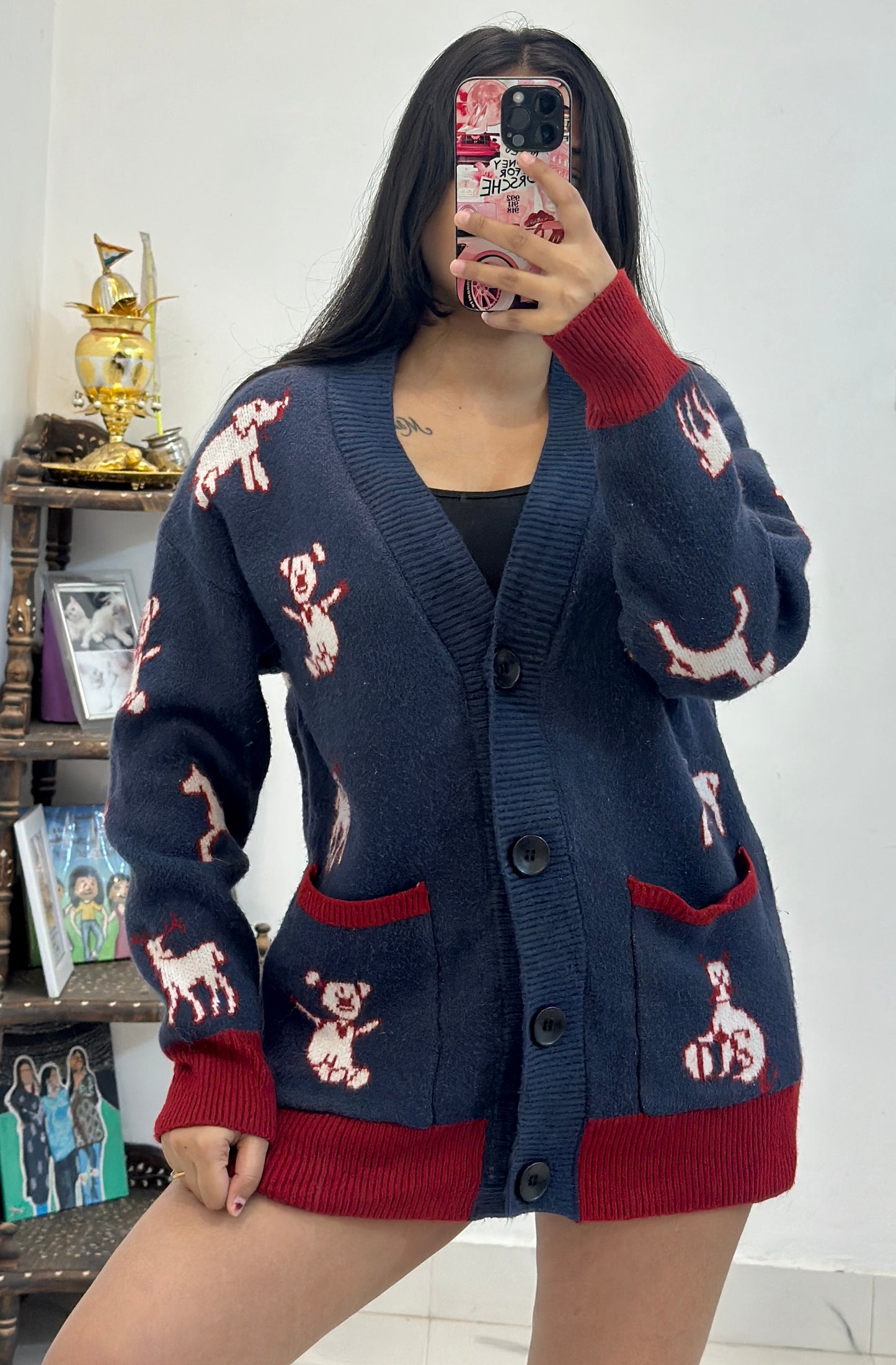 Korean oversized cardigan (40-42)