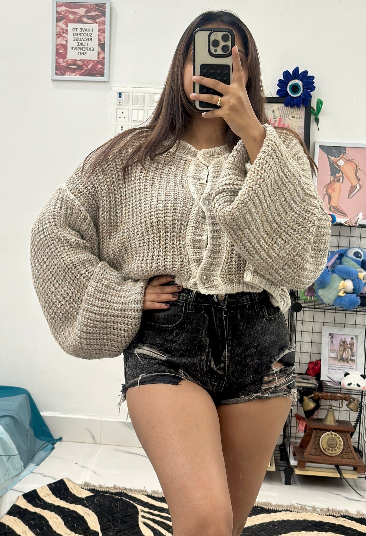 Oversized Korean cardigan (42-48)