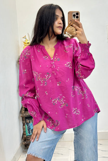 Pretty cotton top (34-36)