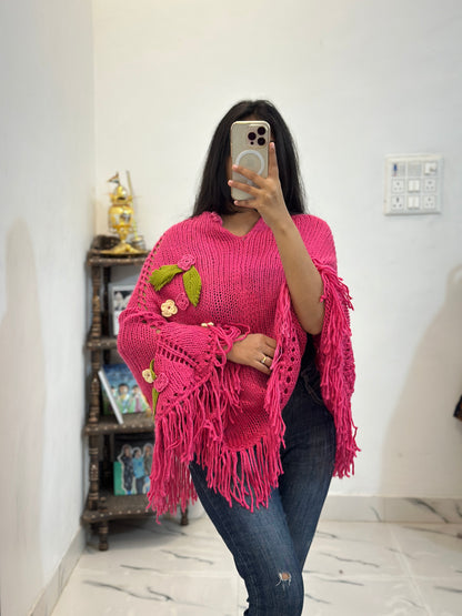 Prettiest embroidered poncho