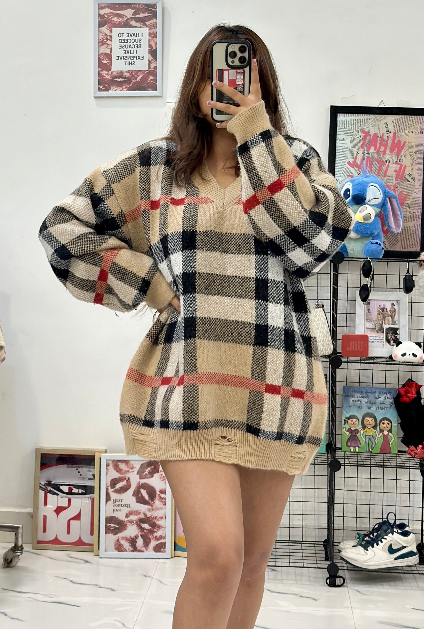 Oversized heavy Korean sweater (42-44)