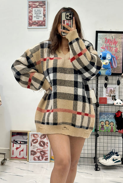 Oversized heavy Korean sweater (42-44)