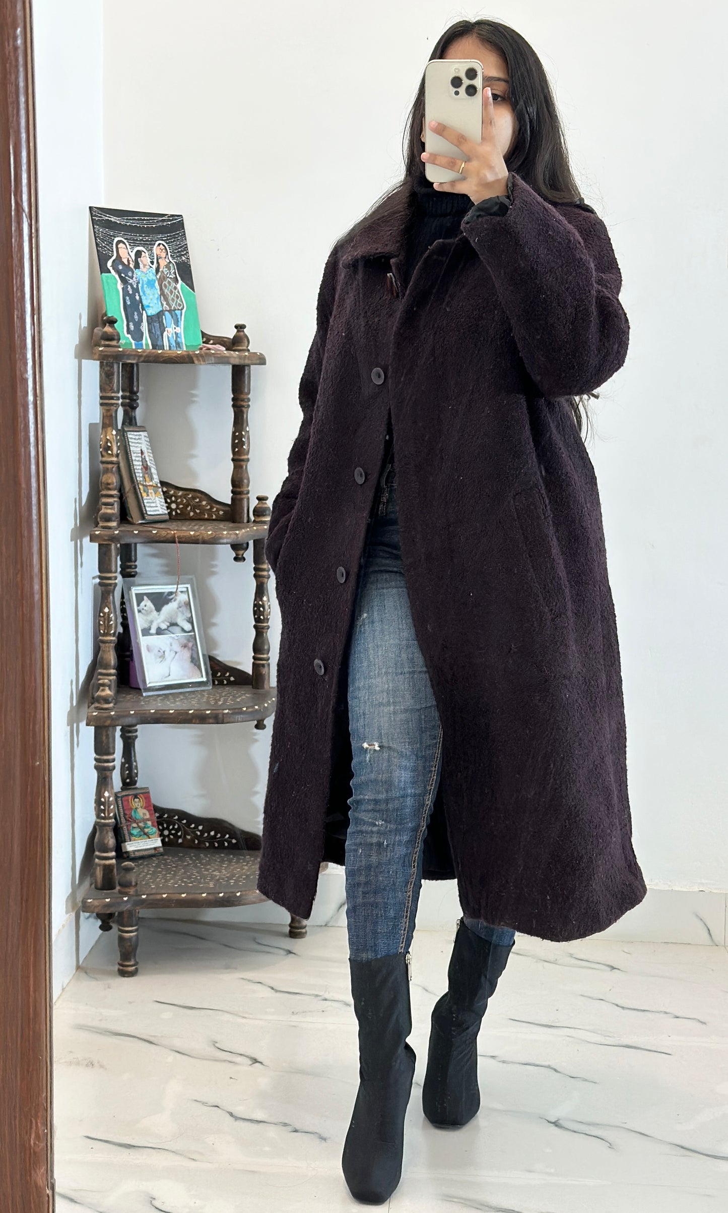 Heavy long coat (42-44)