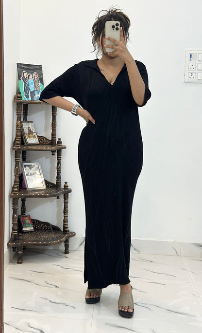 Black long dress (40-42)