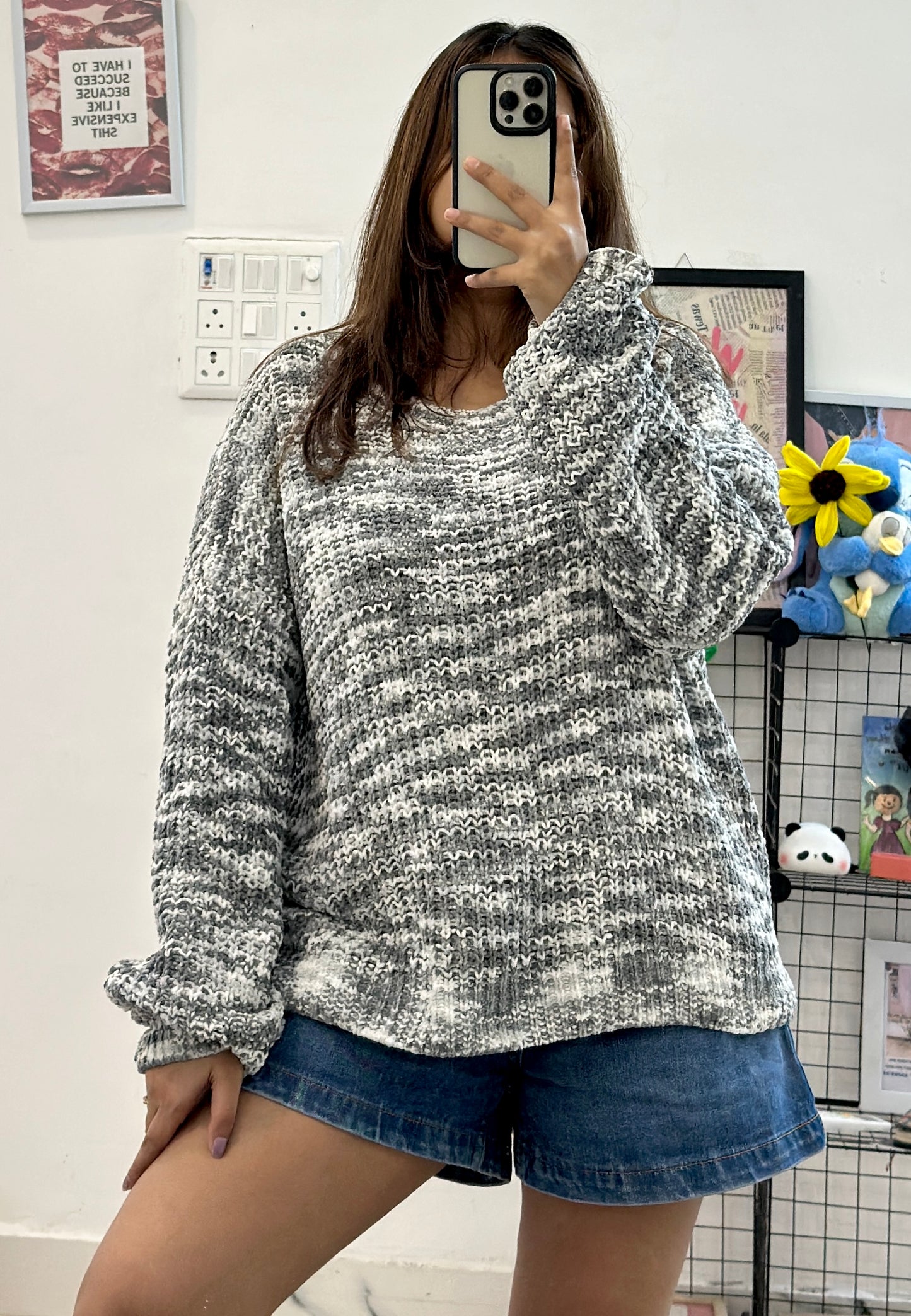 Oversized Korean sweater (42-44)