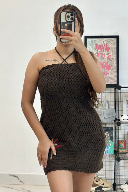 Pretty crochet dress (34-36)