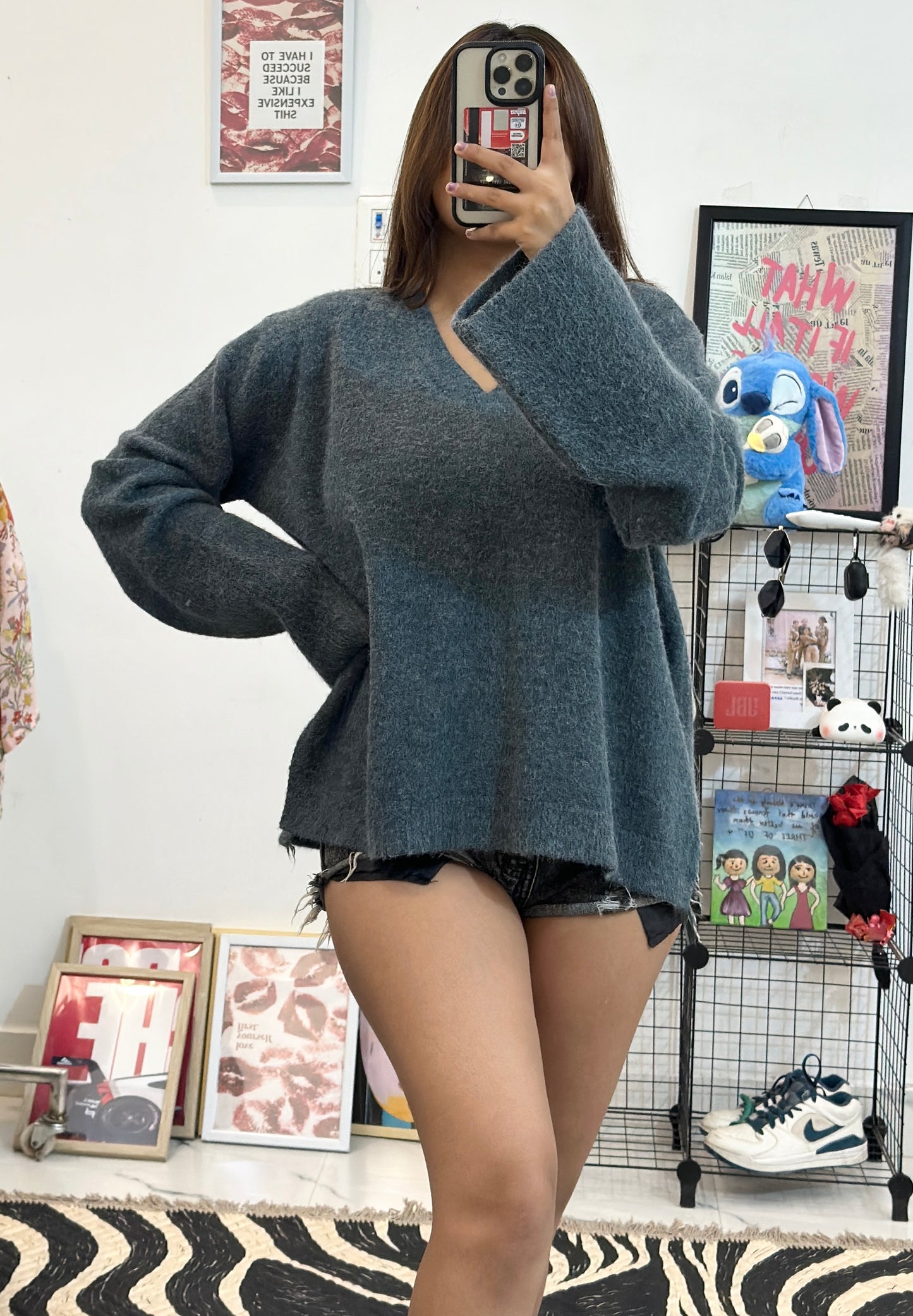 Oversized Korean sweater (42-44)