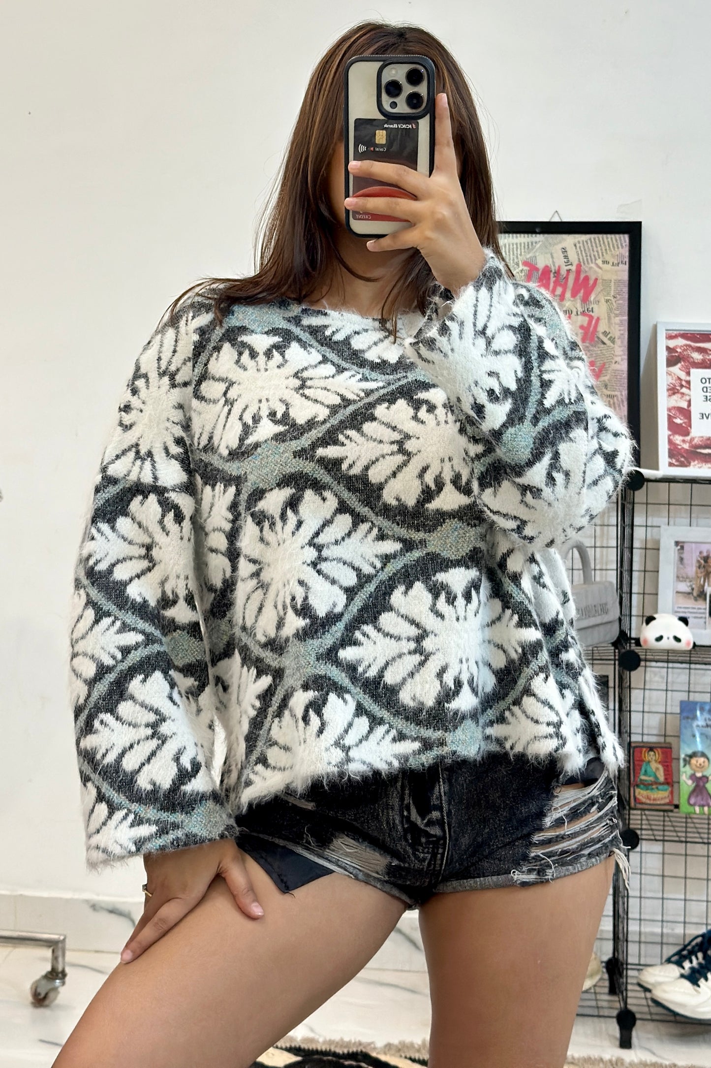Oversized Korean sweater (44-46)