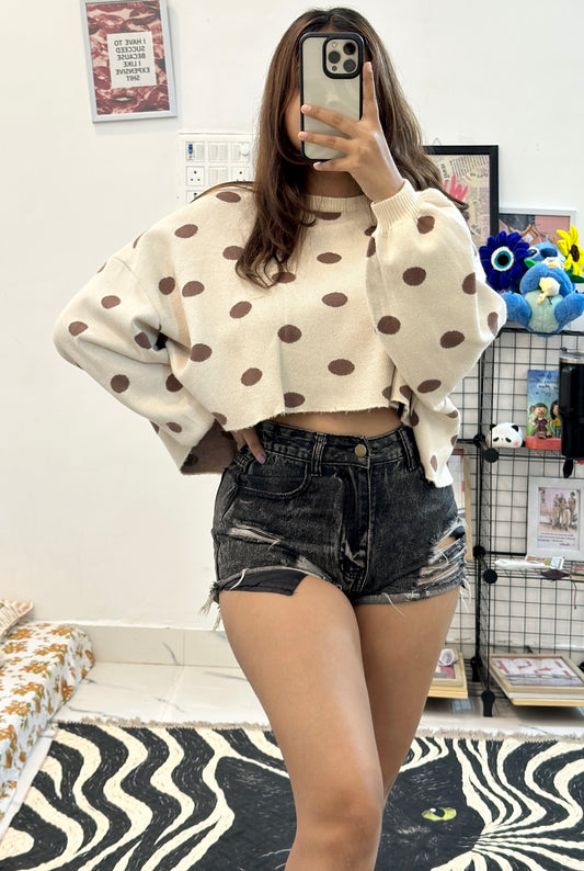 Oversized Korean sweater (freesize upto 50)