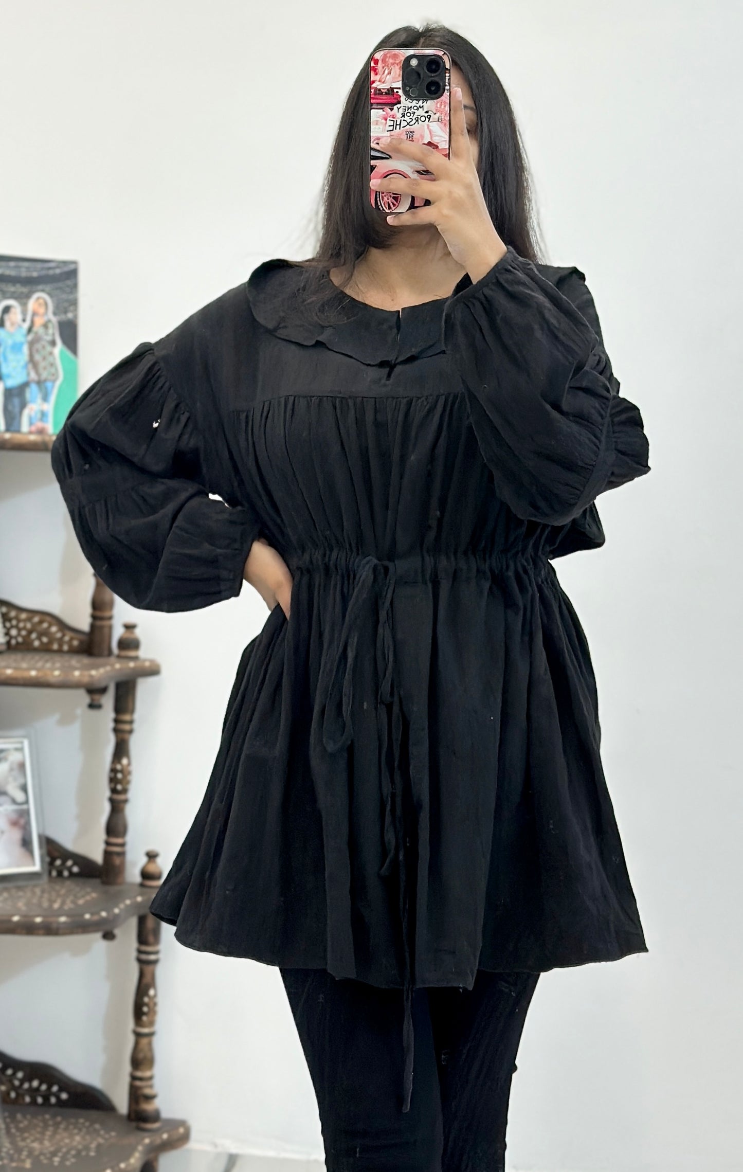 Black oversized top (40-42)