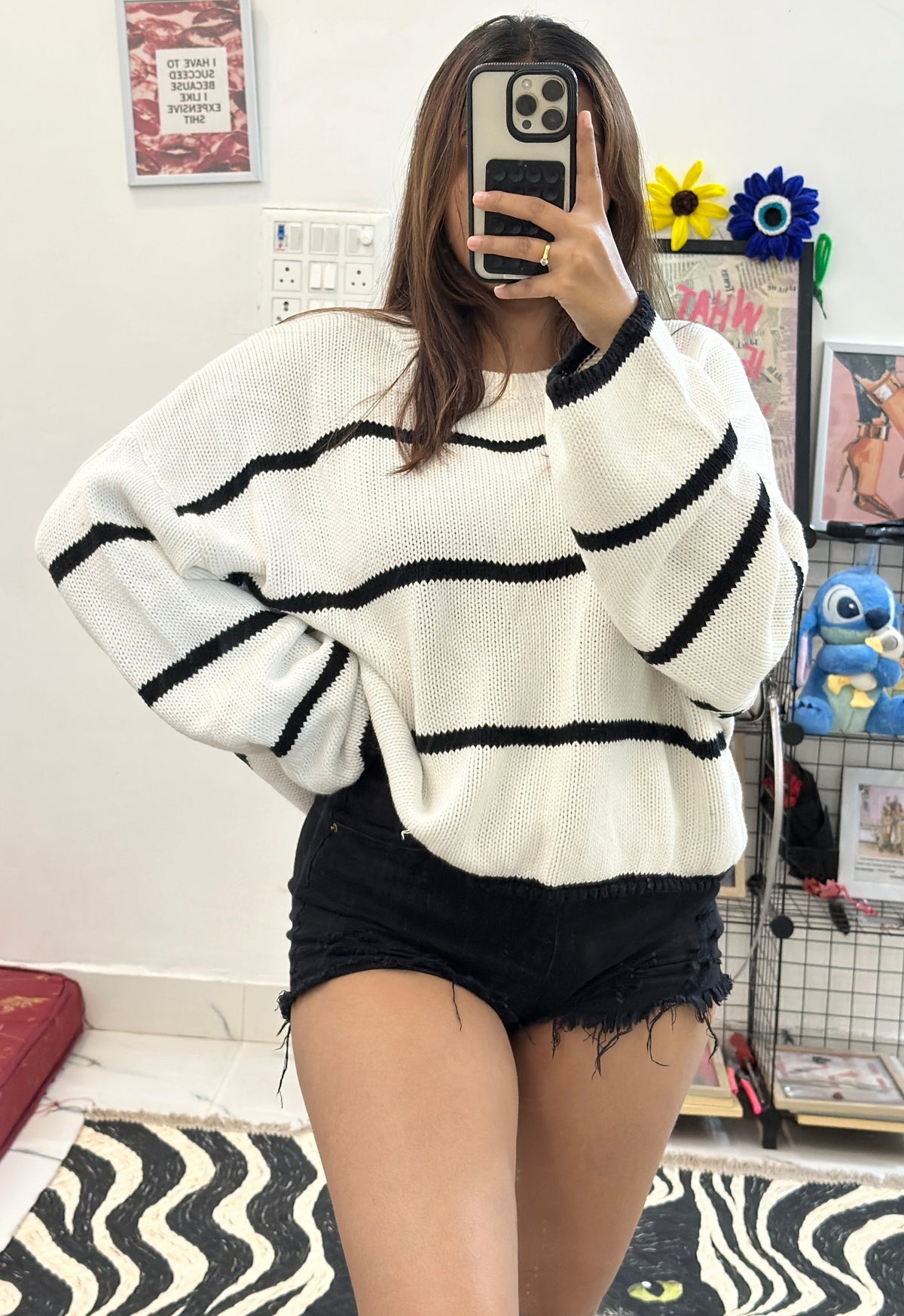 Oversized Korean sweater (freesize 50)