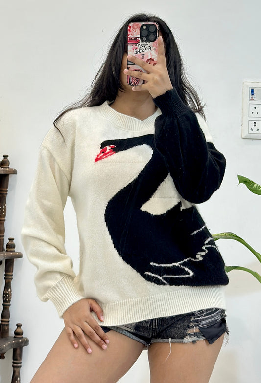 Oversized korean sweater (upto 42)