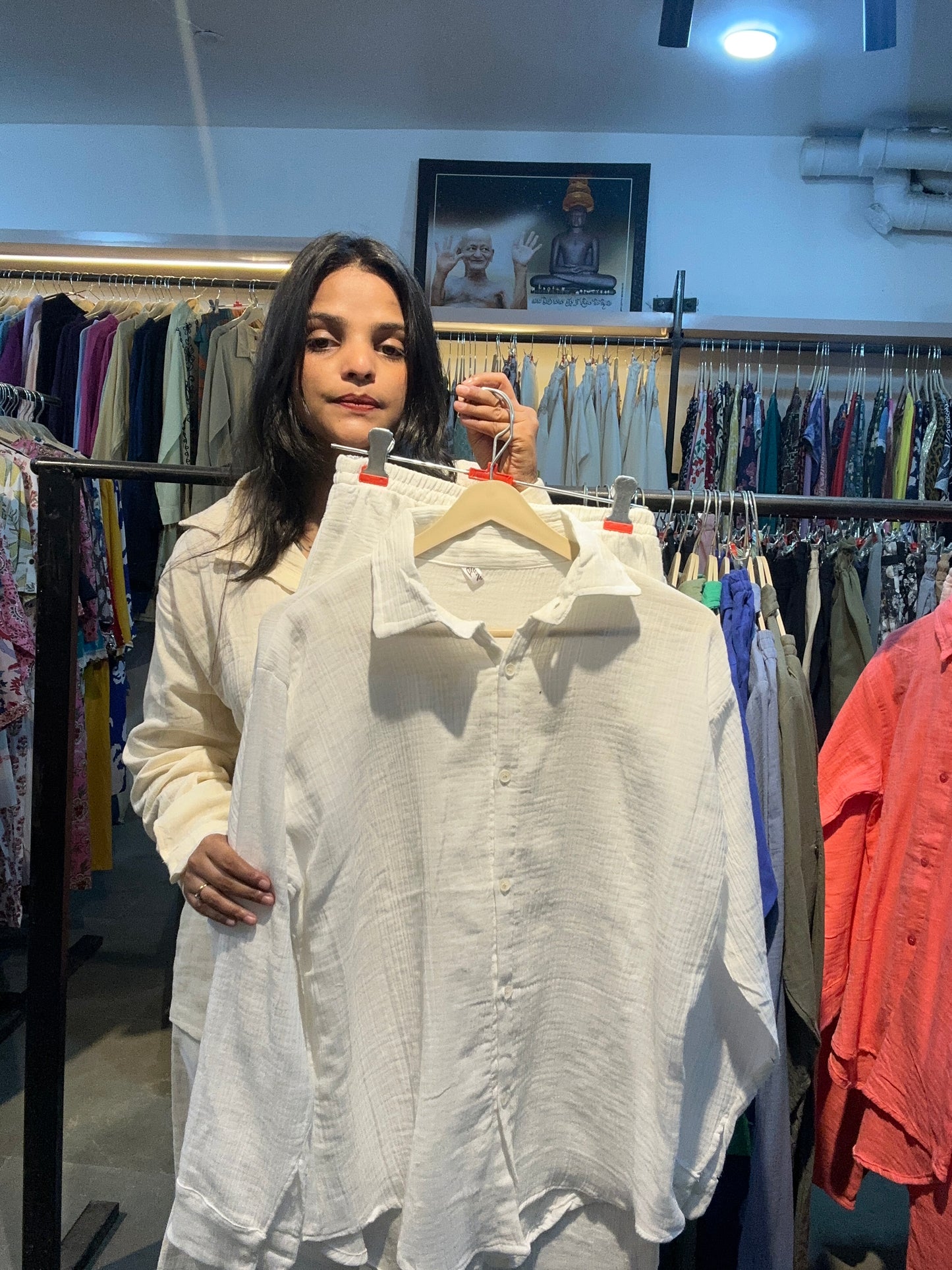 Pretty freesize cotton Cordset (upto 40-44)