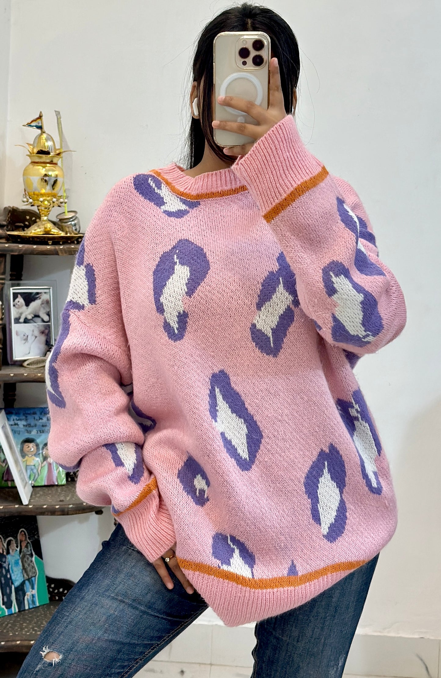 Korean oversized sweater (44-46)
