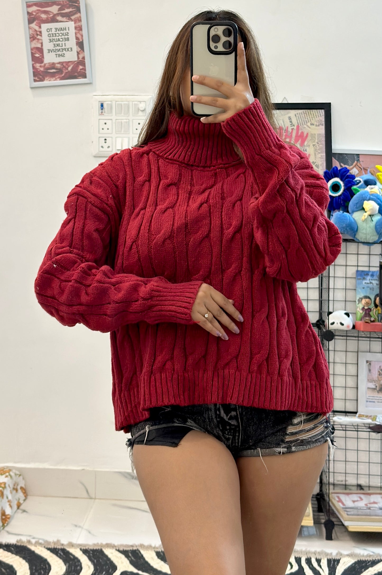 Oversized Korean sweater (34-40)
