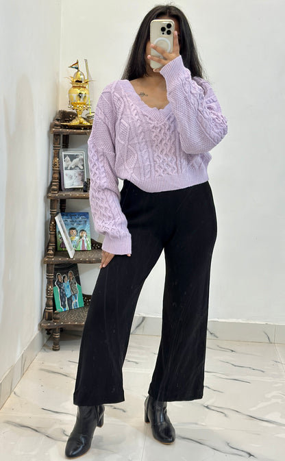 Pretty cord (freesize sweater , 26-28 pants )