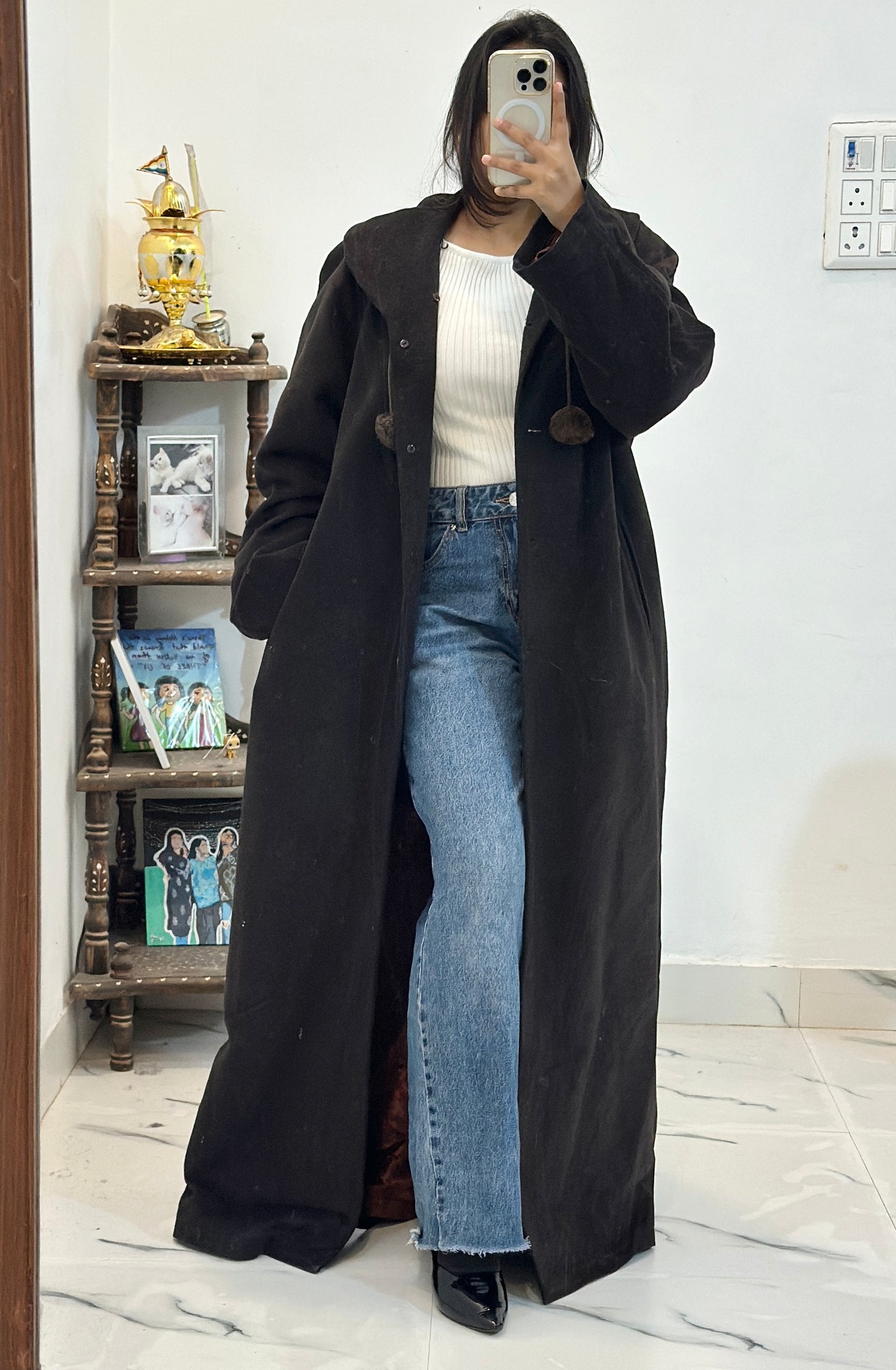 Heavy long coat (38-40)