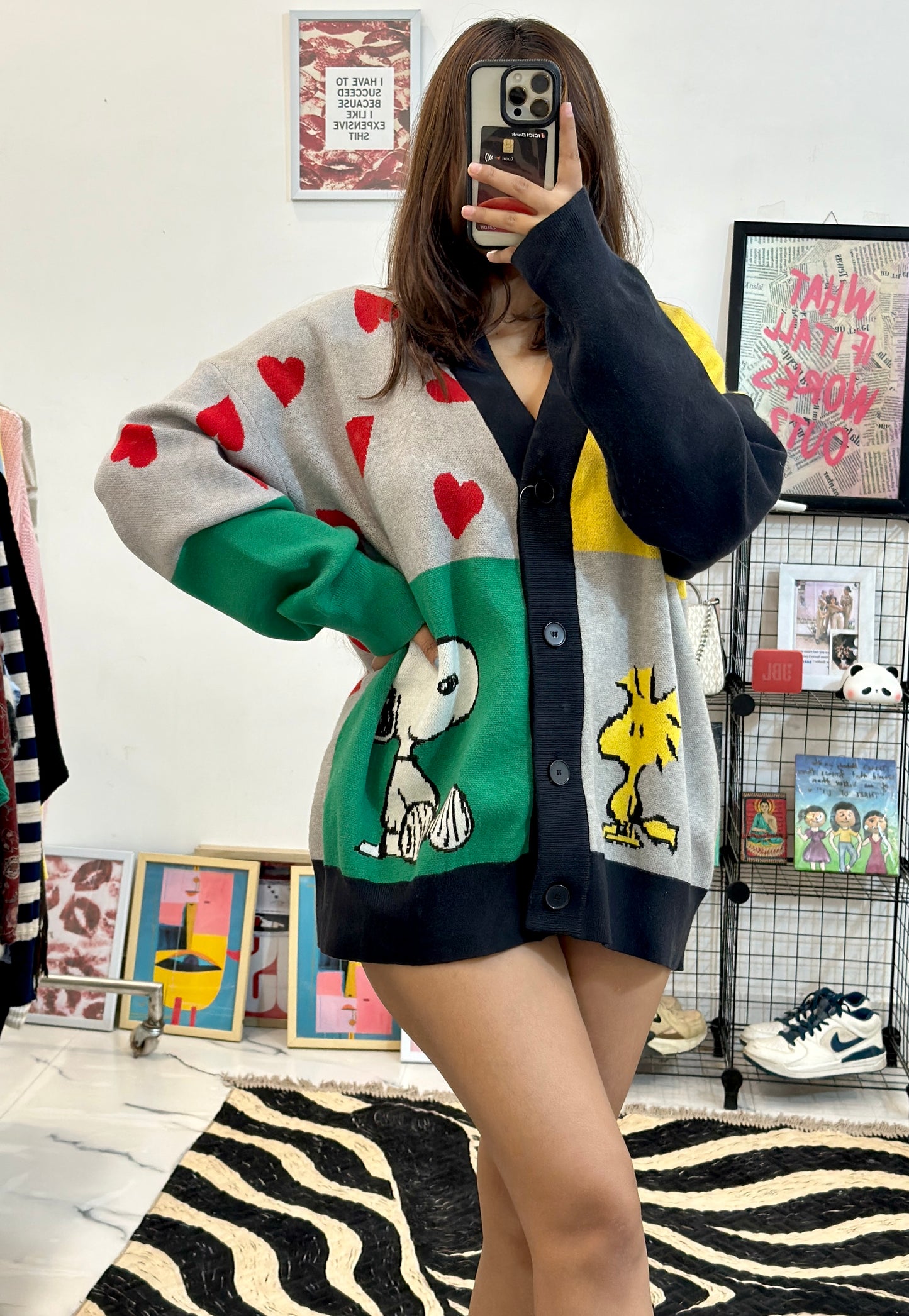 Oversized Korean cardigan(46-48)