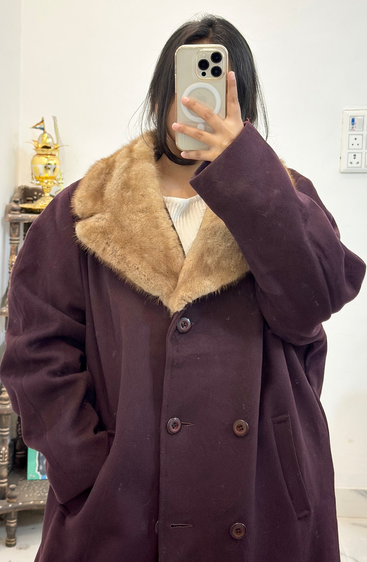 Heavy long coat (42-44)