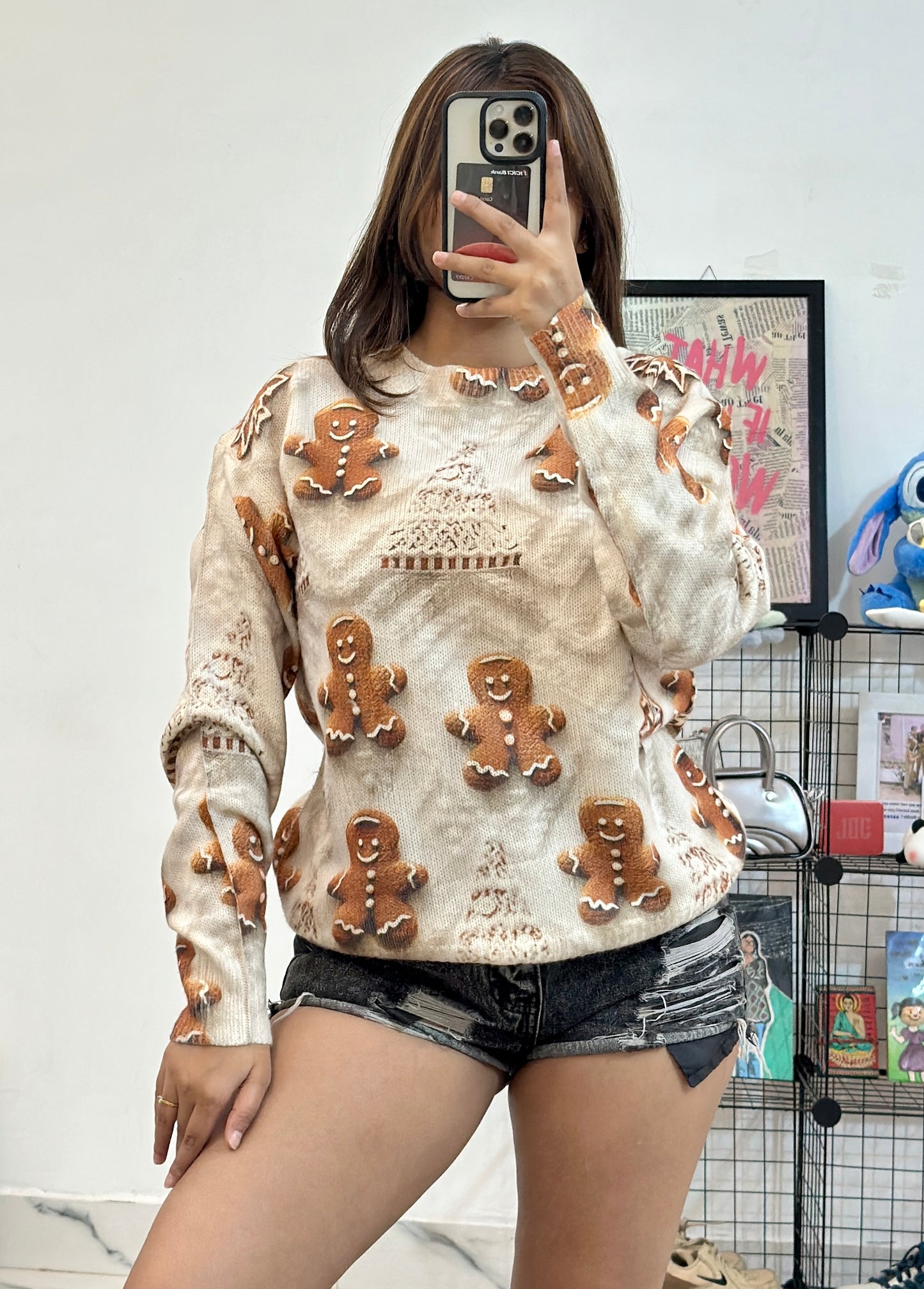 Oversized Korean sweater 38-40