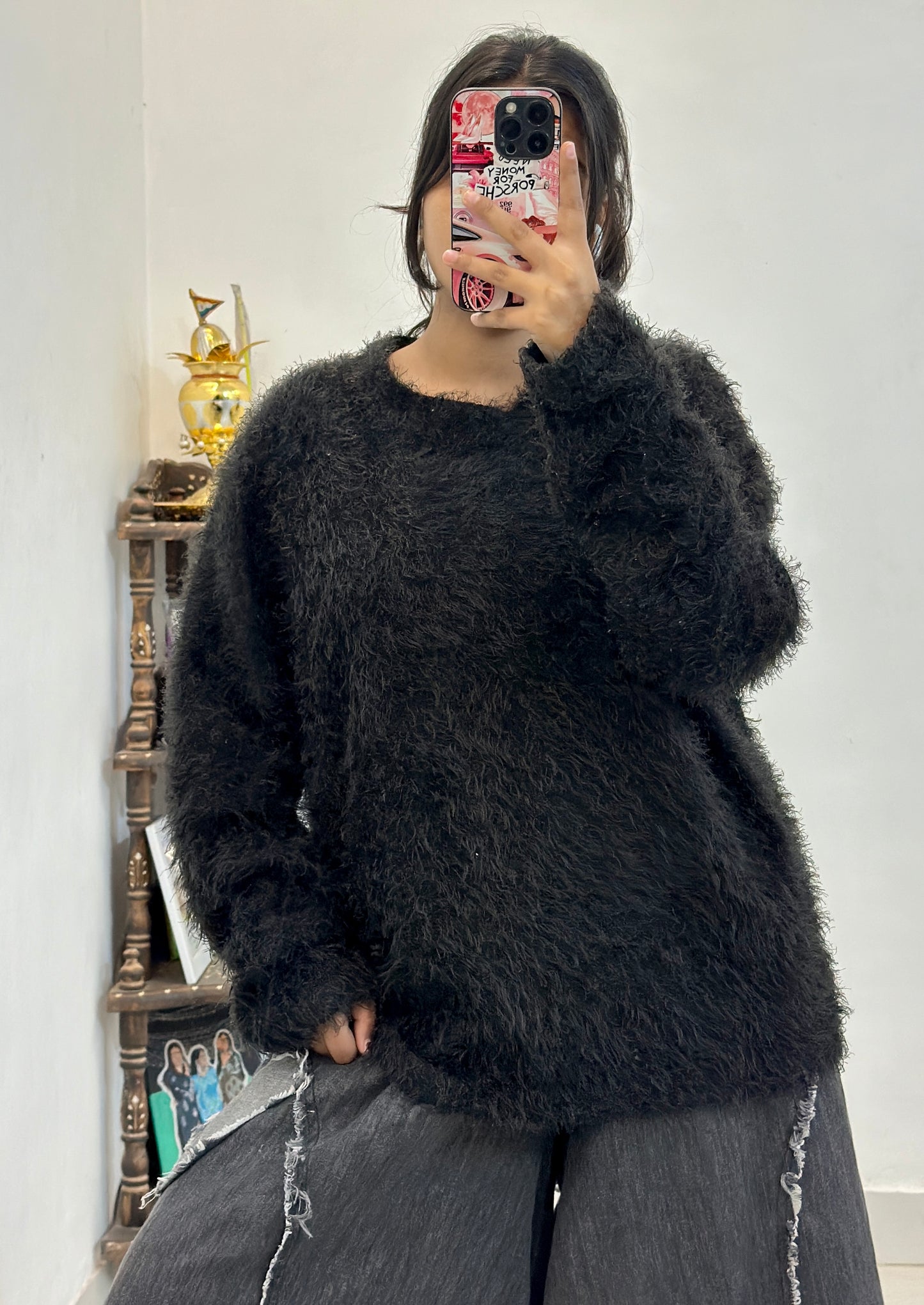 Furry sweater for heavy winters (44-46)