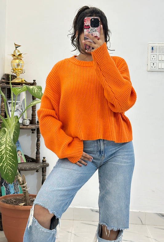 Oversized Korean sweater (freesize upto 50)