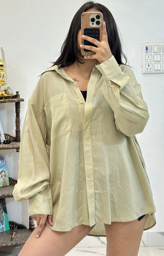 Oversized linen shirt (46-48)