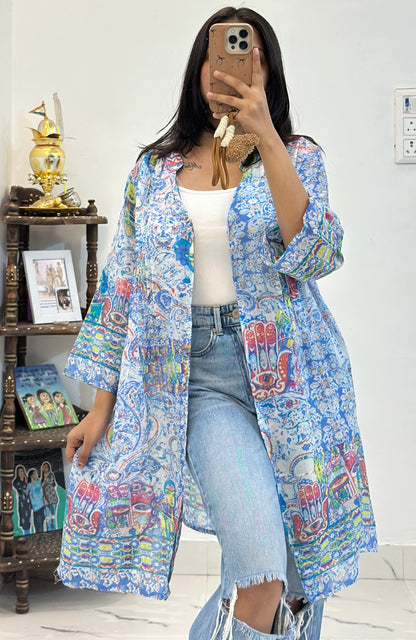 Oversized cotton shirt (40-44)